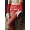 Mesh Net G-String Red