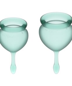 Feel Good Menstrual Cup Dark Green 2pcs