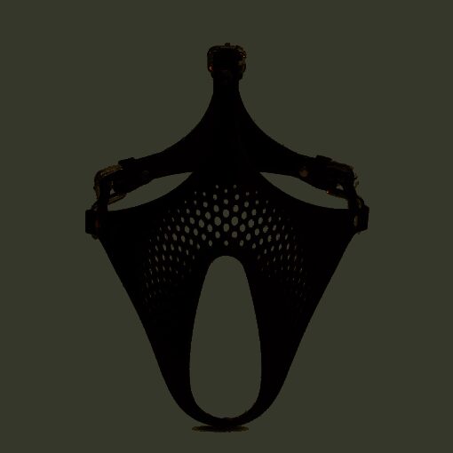 Ex Machina Genuine Leather Mask Black