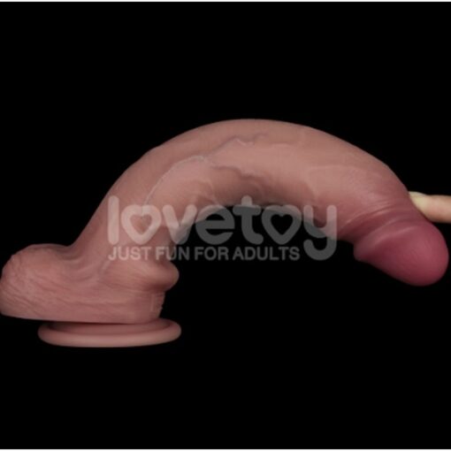 Sliding Skin Pro Dual Layer Silicone Dong 10in - Image 4