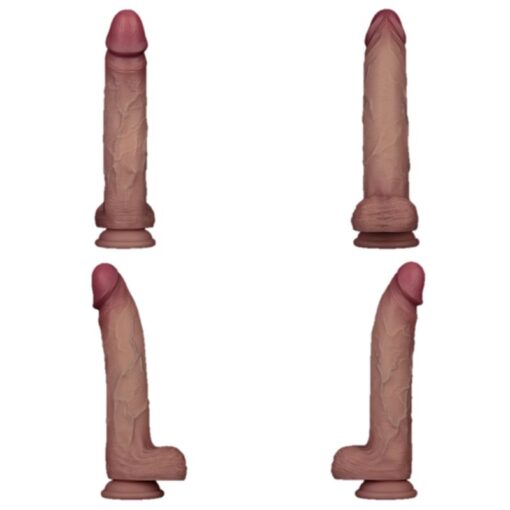 Sliding Skin Pro Dual Layer Silicone Dong 10in - Image 6