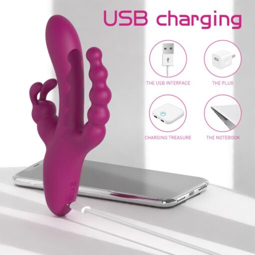 Joker Triple Ecstasy Vibrator - Image 5