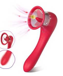 3-in-1 Sucking Licking Vibrating Vaginal Stimulator