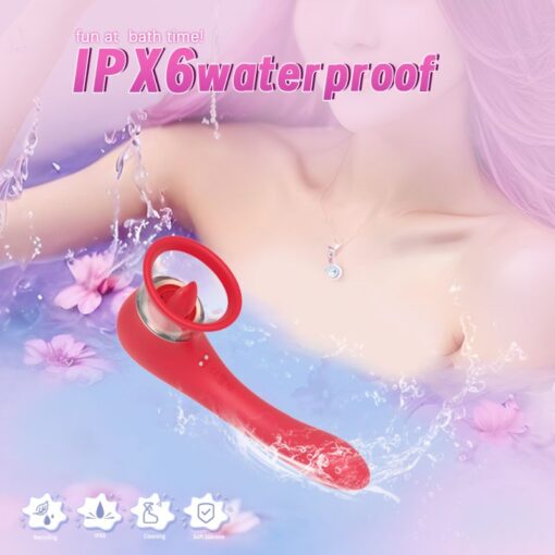 3-in-1 Sucking Licking Vibrating Vaginal Stimulator - Image 3
