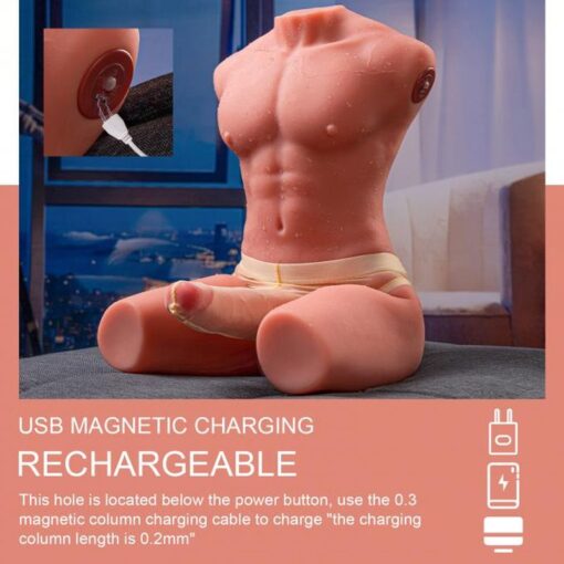 Jason 8kg USB Auto Thrusting 17cm Cock and Ass Male Torso - Image 6