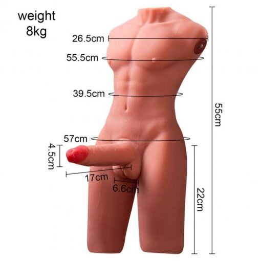 Jason 8kg USB Auto Thrusting 17cm Cock and Ass Male Torso - Image 7