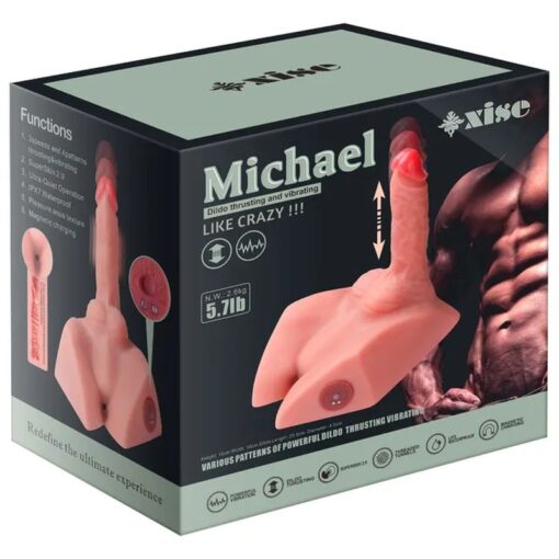 Michael 2.5kg USB Auto Thrusting 20cm Male Cock and Ass - Image 6