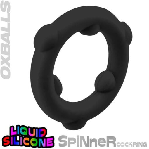 Spinner Silicone Ring Black - Image 3
