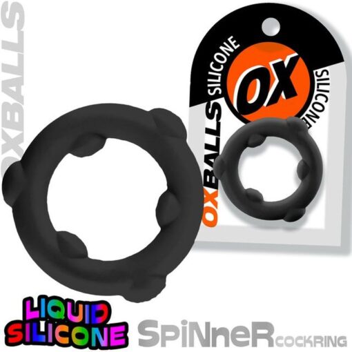 Spinner Silicone Ring Black - Image 4