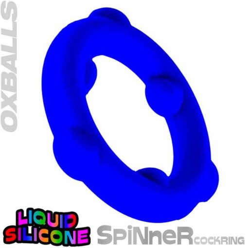 Spinner Silicone Ring Blue - Image 3